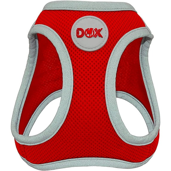 DDOXX Step-In Air Mesh Reflective Dog Harness, Blue, M (15" to 20" Chest Size)