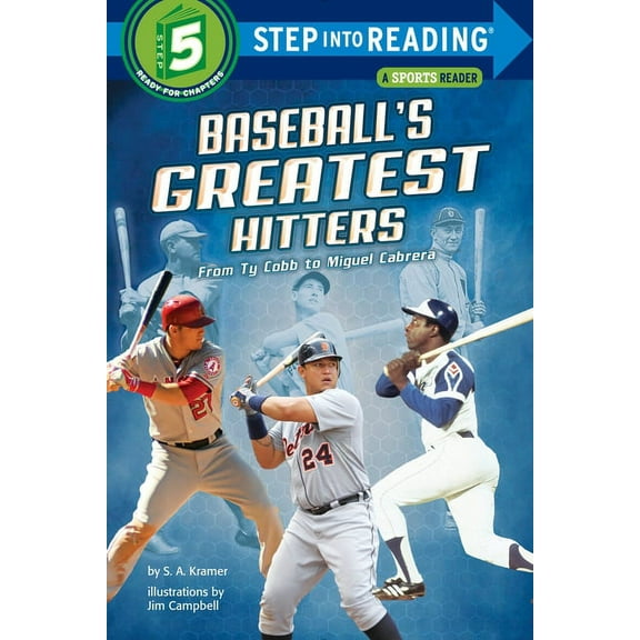 Step Into Reading Baseball's Greatest Hitters: From Ty Cobb to Miguel Cabrera, (Paperback)