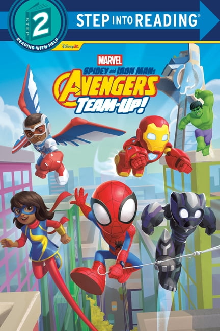 Step Into Reading, Step 2 Marvel Spidey and Iron Man: Avengers Team-Up! (Spidey and His Amazing Friends), (Hardcover)