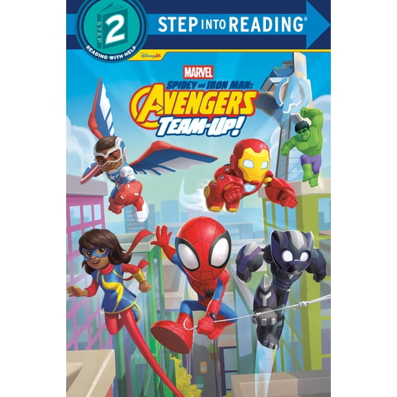 Step Into Reading Marvel Spidey and Iron Man: Avengers Team-Up! (Spidey and His Amazing Friends), (Paperback)