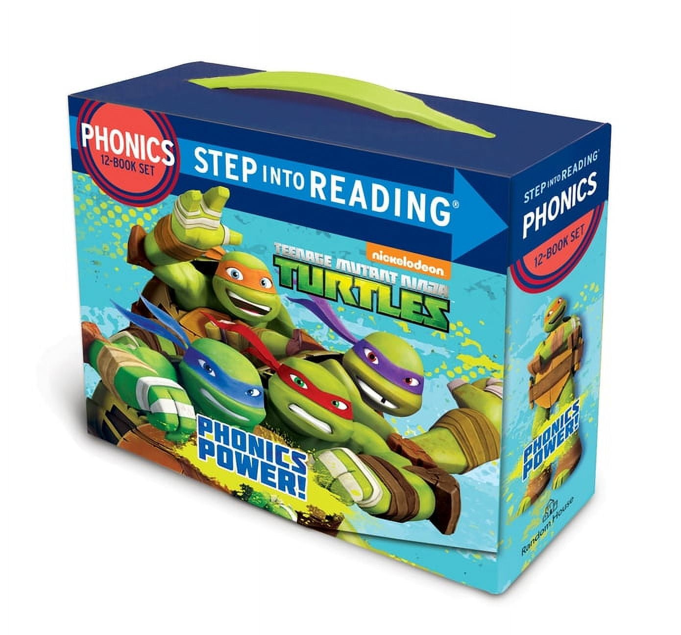 TMNT Kids Box Set: Step Into Reading Phonics Power! - 12 Books