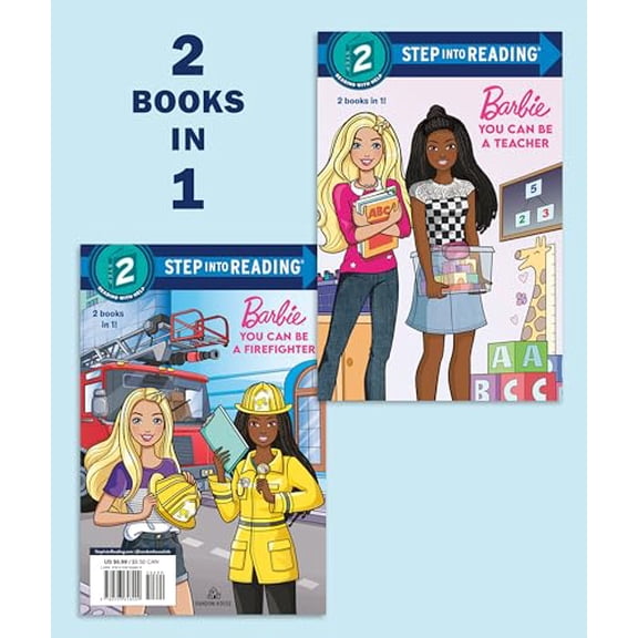 Pre-Owned You Can Be A Teacher/You Can Be a Firefighter (Barbie) (Step into Reading) Hardcover