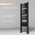 thumbnail image 1 of Step Ladder 4 Step Folding, Sturdy 330 Lbs Small Step Stool for Adults, Closet Step Stool Ladder with Anti-Slip Wide Pedals, Portable Folding Ladder for Home Kitchen Office, 1 of 12