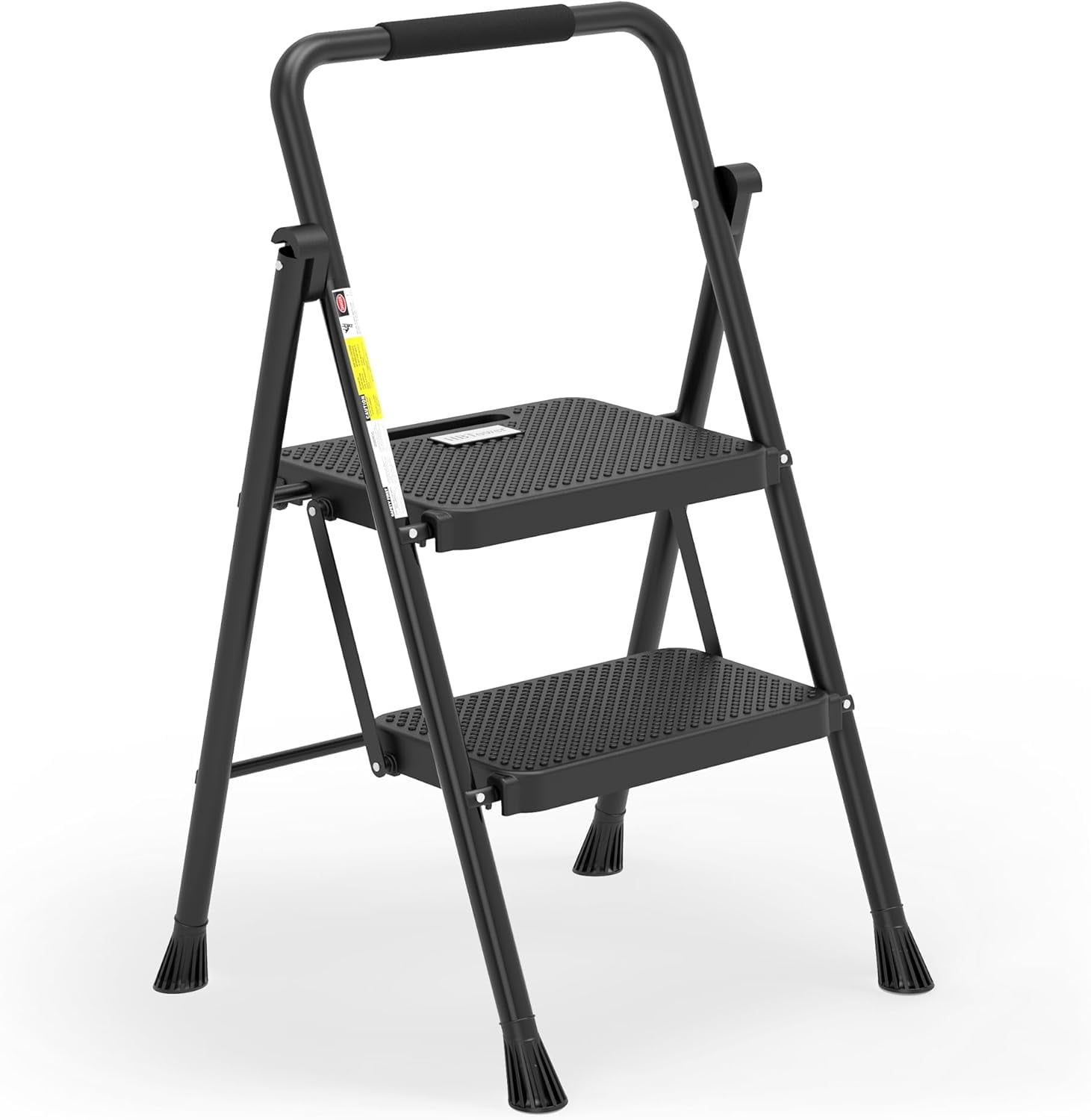 Step Ladder, Folding Step Stool with Wide Anti-Slip Pedal, Sturdy Steel ...