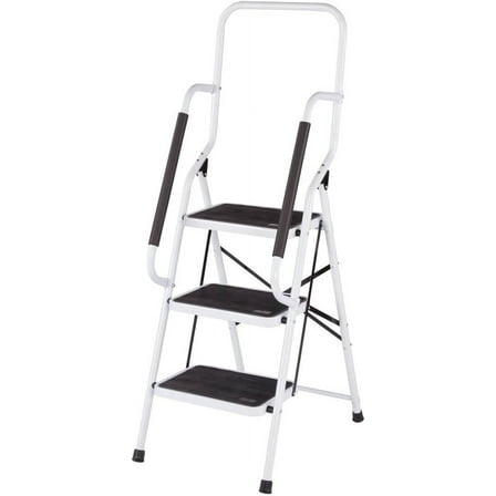 Step Ladder with Handles, 3-Tier