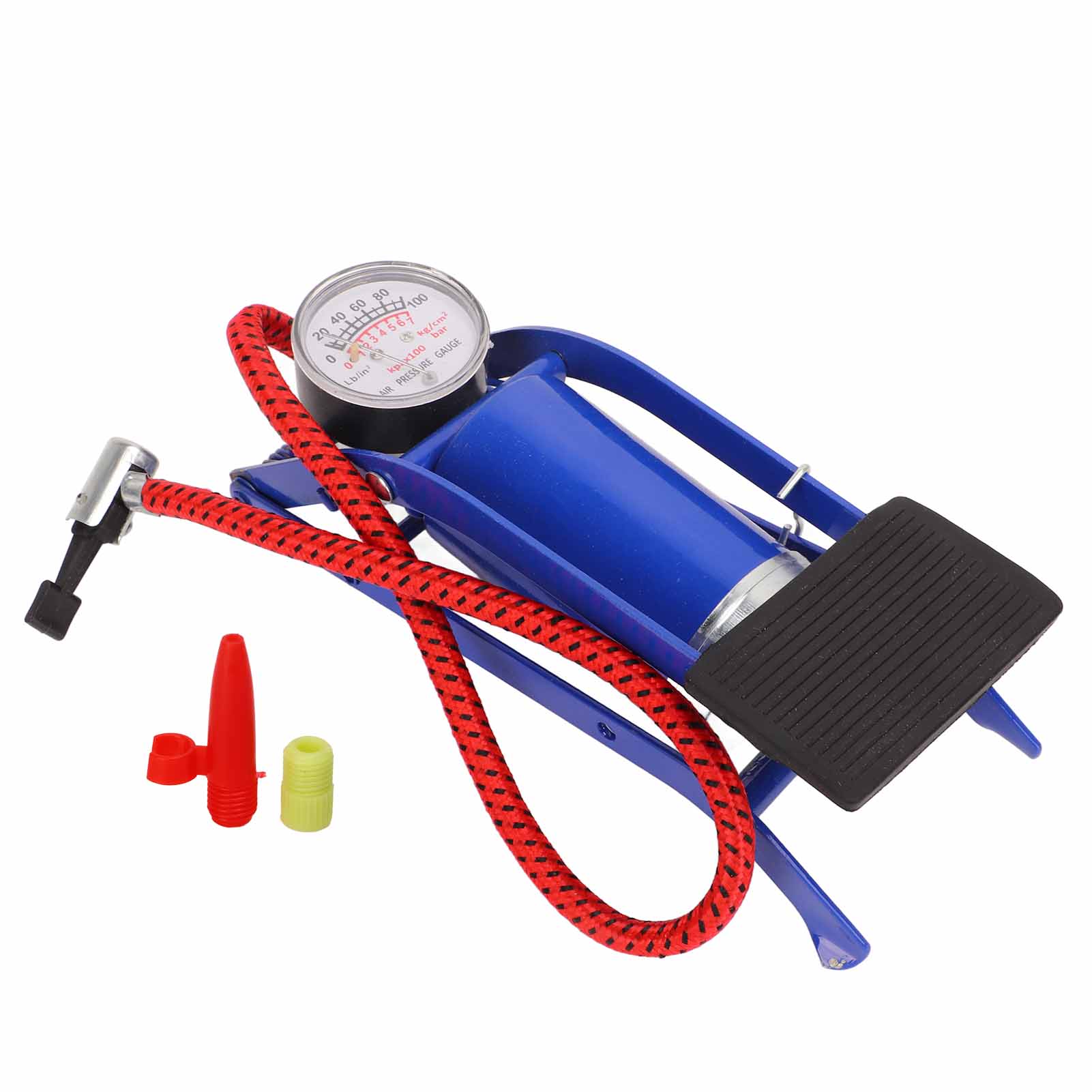 Step On Air Pump Floor Foot Pump Single Cylinder with Pressure Gauge ...