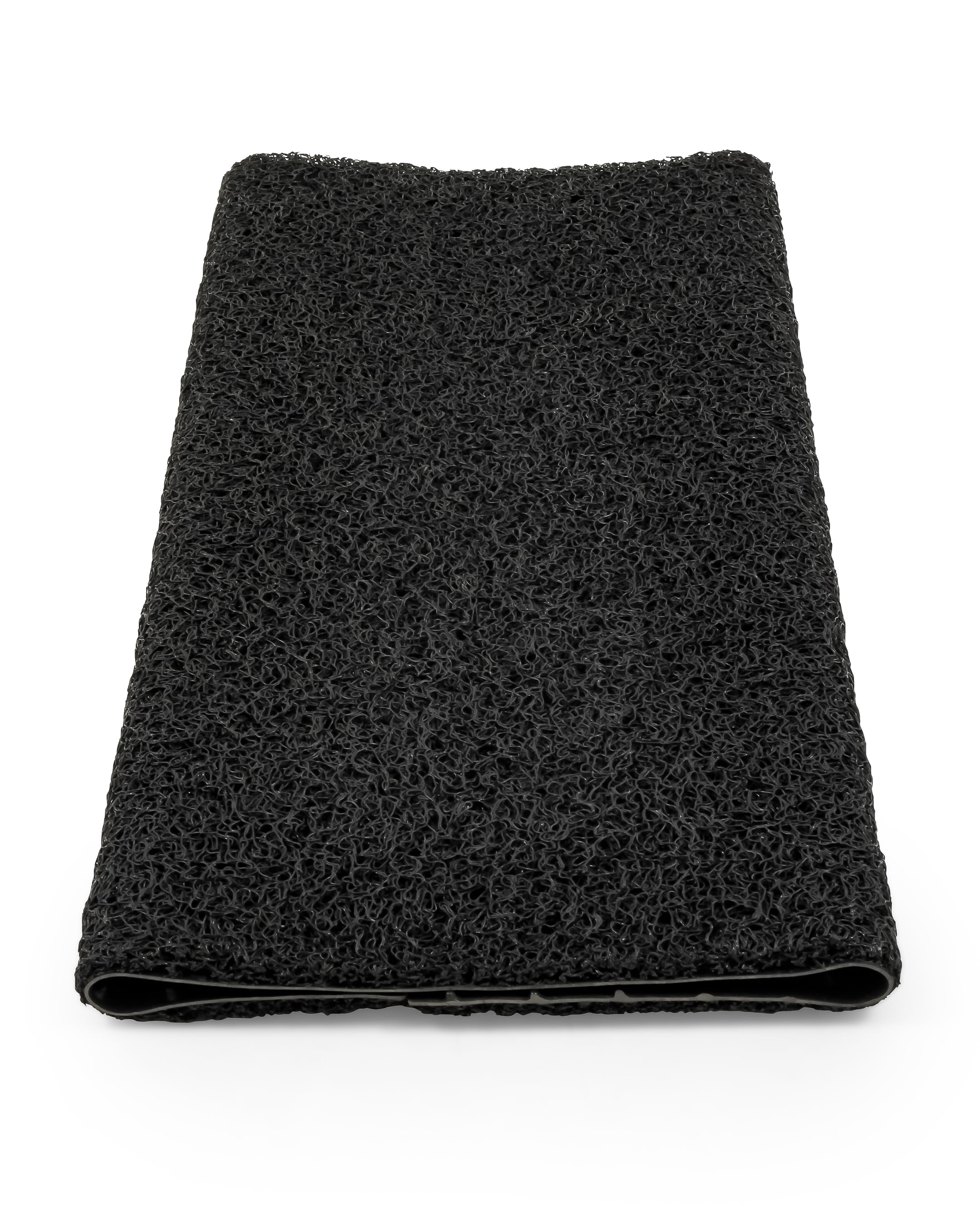 Step Rug,Premium,PVC Scrub w/UV&TPE Back17.5" x18"Black(E/F)