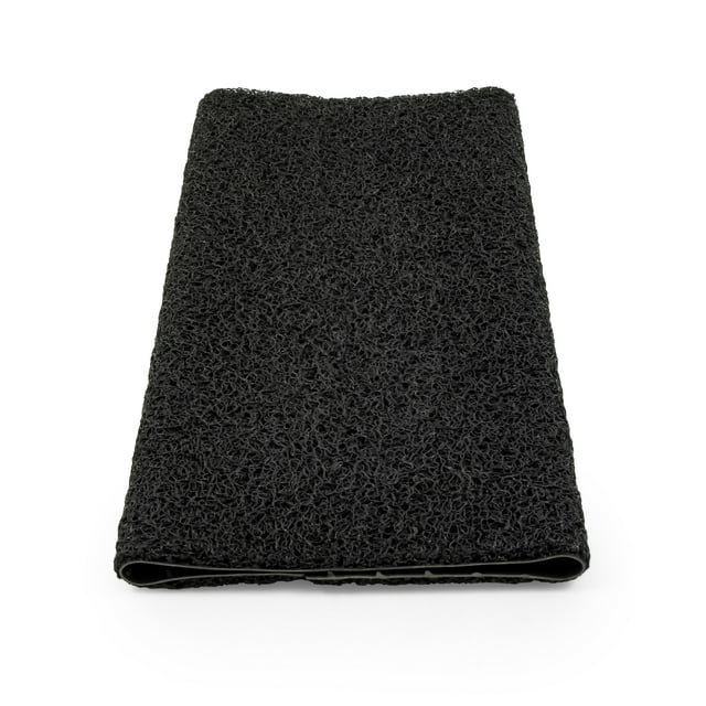 Camco 42962 Step Rug – Premium PVC Scrub Mat For RV & Camping, 17.5" X 18", Black