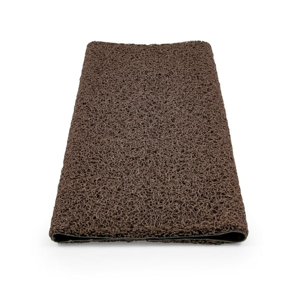 Step Rug,Premium,PVC Scrub w/UV&TPE Back17.5" x18"Brown(E/F)