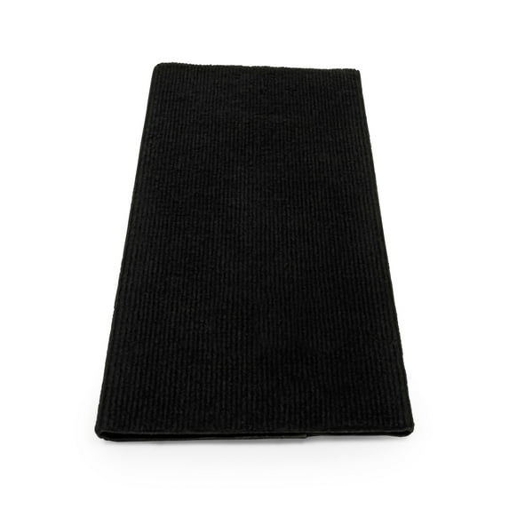 Step Rug,Premium,Poly SingleRib w/UV&TPE 17.5"x18"Black(E/F)