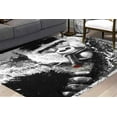 thumbnail image 1 of Step Rugs, Gorilla Smoking Rug, Bathroom Rugs, Animal Rug, Accent Rugs, Gorilla Rug, Monkey Rug, Pattern Rug, Modern Rug, Corridor Rugs, 3.3'x5' - 100x150 cm, 1 of 8