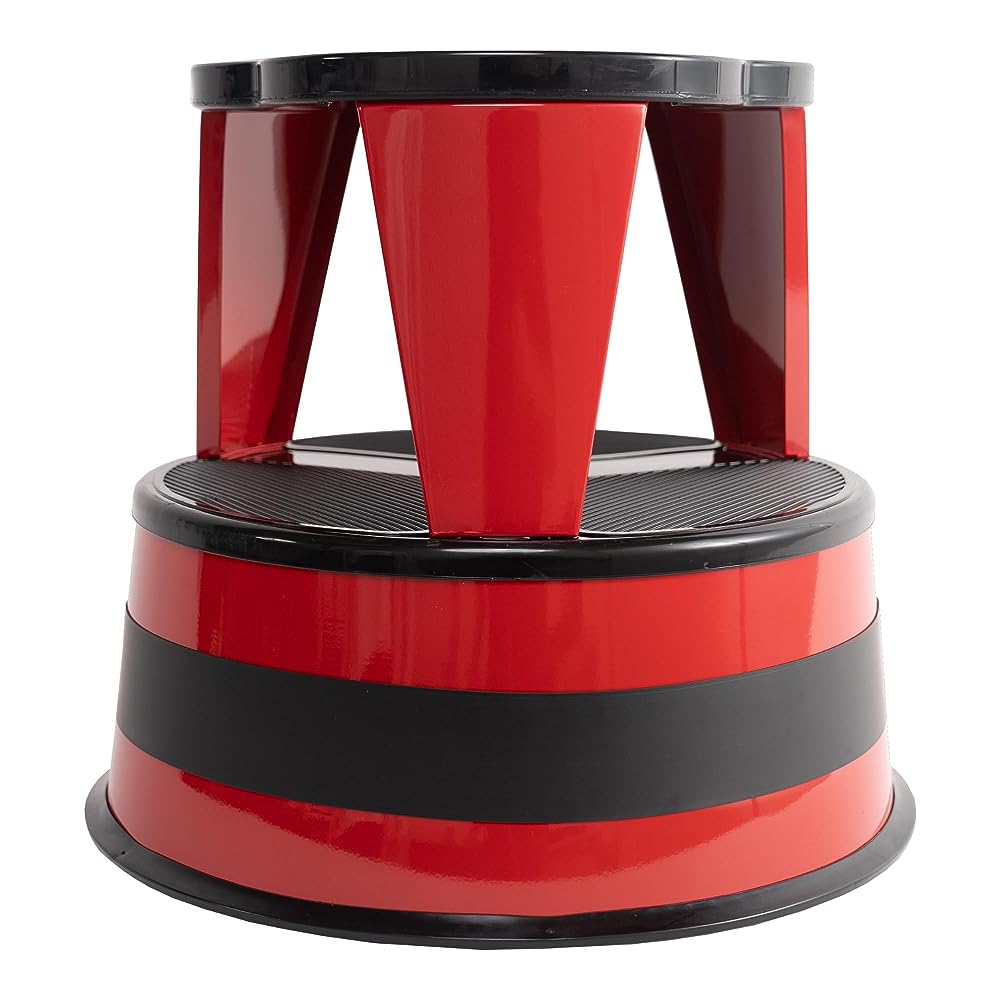 Step Steel Step Stool Two Step Stool, Holds 350 lbs