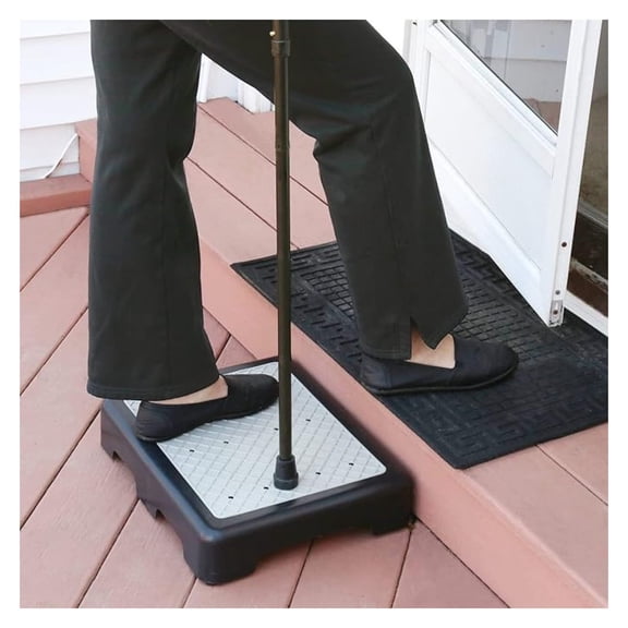 Step Stool 3.5 Inch - Elderly Assist Step Platform, Indoor Outdoor, Non-Slip Safety Step for Seniors, Portable Bath Step & Car Transfer Aid