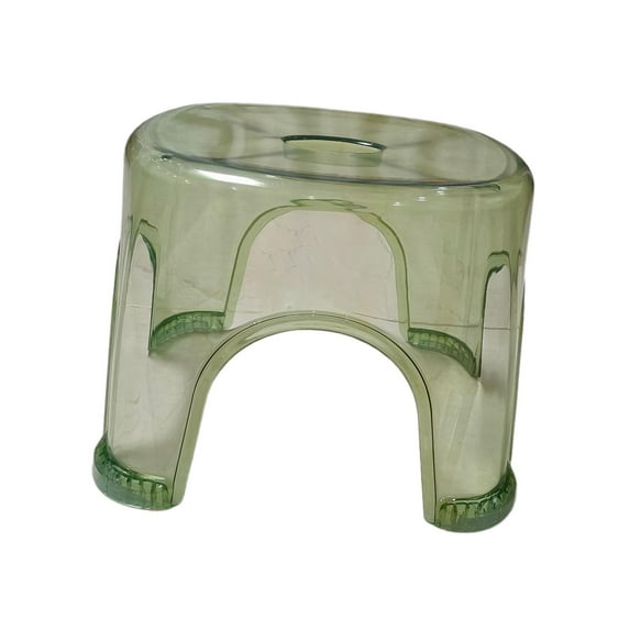 Step Stool Multifunctional Portable Non Slip Stable Small Stool for Bathroom Green