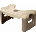 thumbnail image 1 of Step Stool Toilet Assistance for Adults, Ergonomic Bathroom Poop Stool for Squatting Posture, Portable Plastic Potty Stool for Adults Foldable Bathroom Leg Raiser Stand Feet - Anti-Slip Feet, 1 of 14