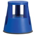 thumbnail image 1 of M&T Displays Blue Rolling 2-Step Plastic Stepstool Holds up to 330 lbs, 1 of 2