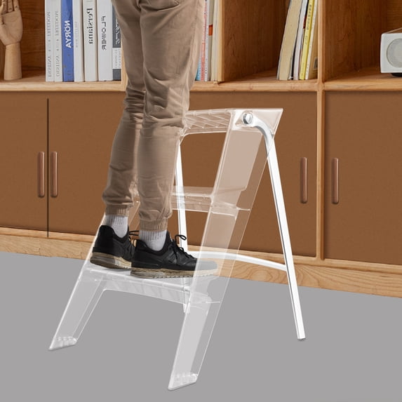 Step Stools for Adults, Folding Step Stool, 3 Step Ladder Folding Step Stool