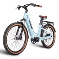 thumbnail image 1 of Step-Thru Electric Bike, 500W (800W Peak) 65Nm Motor, 70 Miles Range, 26" 7-Speed Hydraulic Disc Brake E-Bike for Adults, 1 of 10