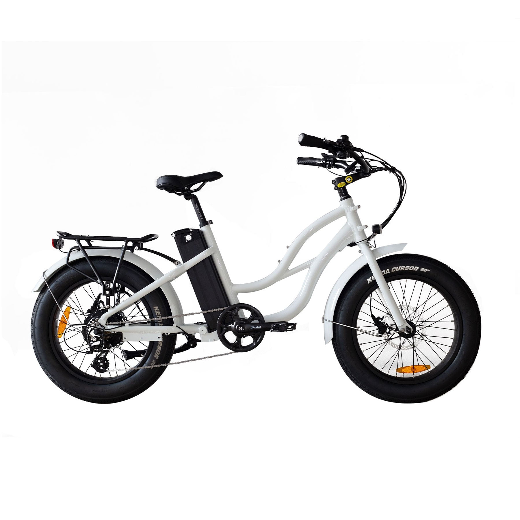 Step Thru Mini 20x4 52v Beach Cruiser Electric Bike