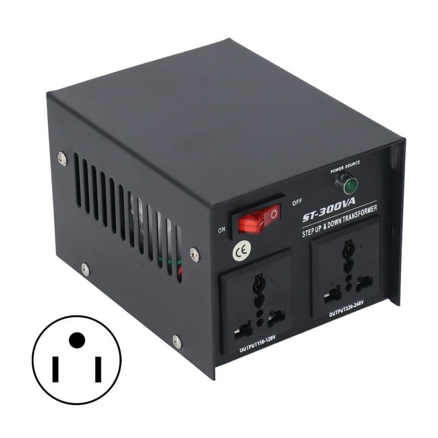 Step Up Buck Transformer 300W Heavy Duty Voltage Converter 110V/220V