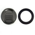 thumbnail image 1 of Step Up Ring 58-77mm Lens Filter Size Adapter with 77 mm Lens Cap Protective Cover Cap New, 1 of 10