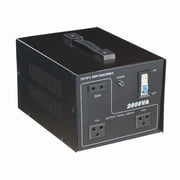 Step Up/Step Down Voltage Converter, 110V AC to 220V AC, 220V AC to 110V AC, 2000W, 50/60 Hz, Steel