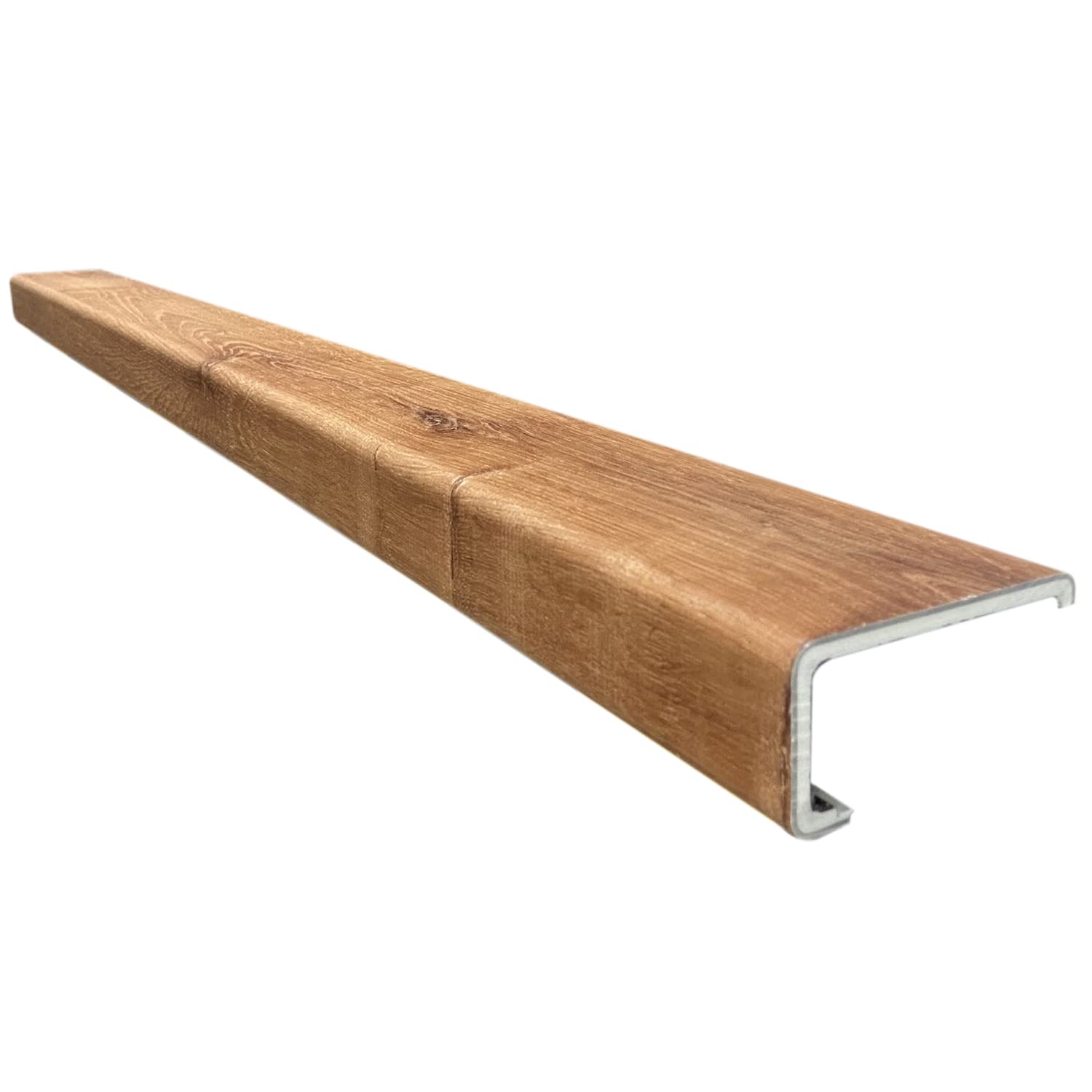 Step Wood Lookalike Vinyl Square Overlap Bullnose Ideal For ing Home