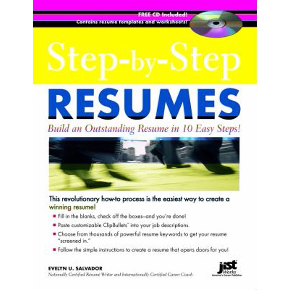Pre-Owned Step-by-Step Resumes: Build an Outstanding Resume in 10 Easy Steps, 9781593572976, 1593572972, Paperback,