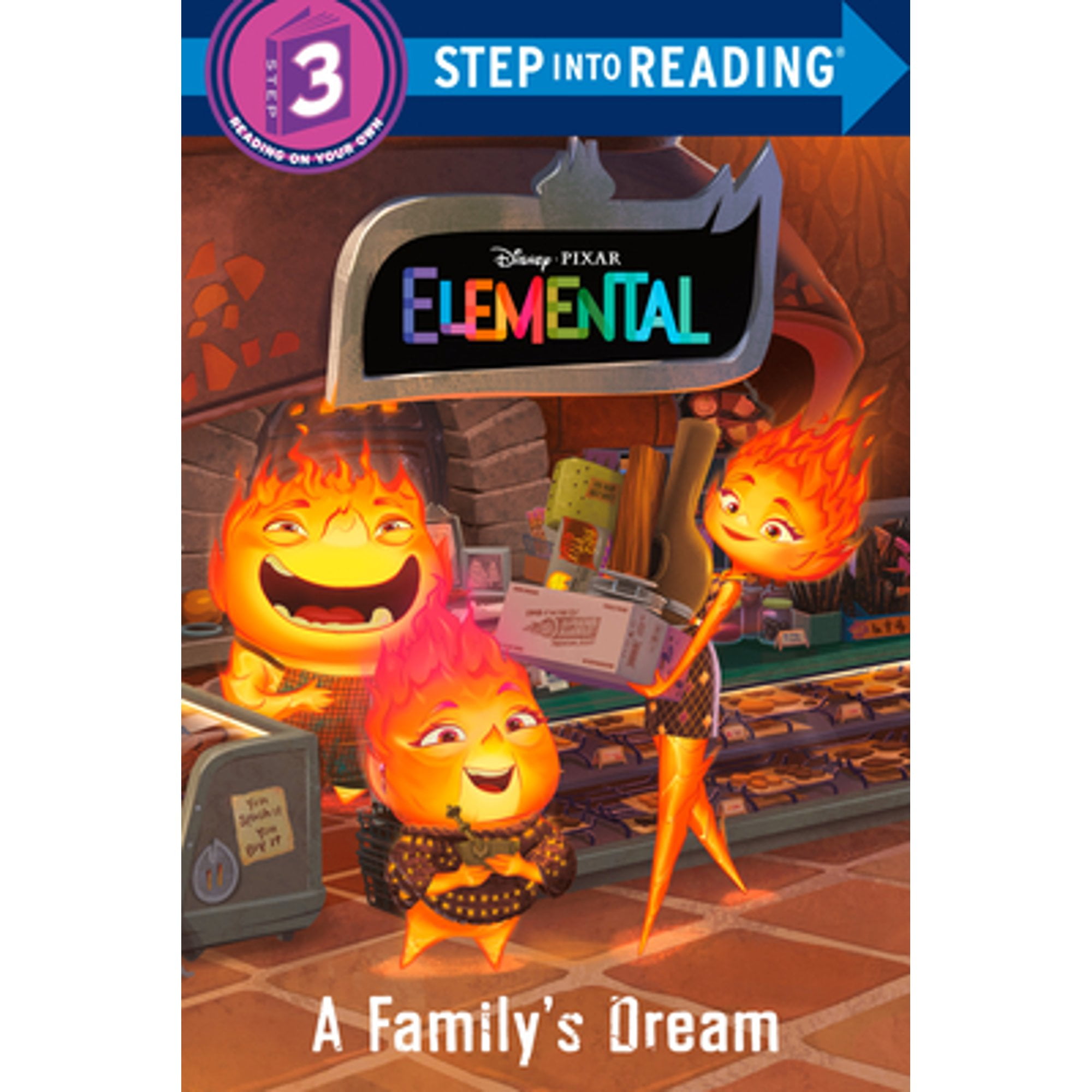 Step into Reading: A Family's Dream (Disney/Pixar Elemental) (Hardcover)