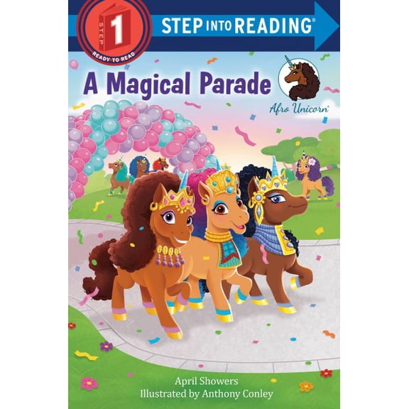Step into Reading: Afro Unicorn: A Magical Parade (Hardcover)