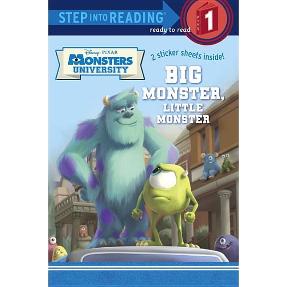 Pre-Owned Step into Reading: Big Monster, Little Monster (Disney/Pixar Monsters University) (Paperback)