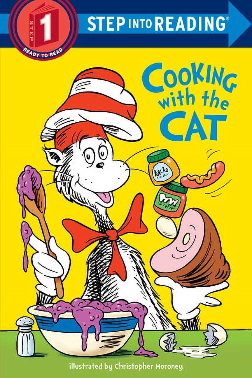 Cat in the hat reading a book hotsell