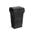 thumbnail image 1 of Step2 Atherton Onyx Black Outdoor Patio Garbage Container, 1 of 3