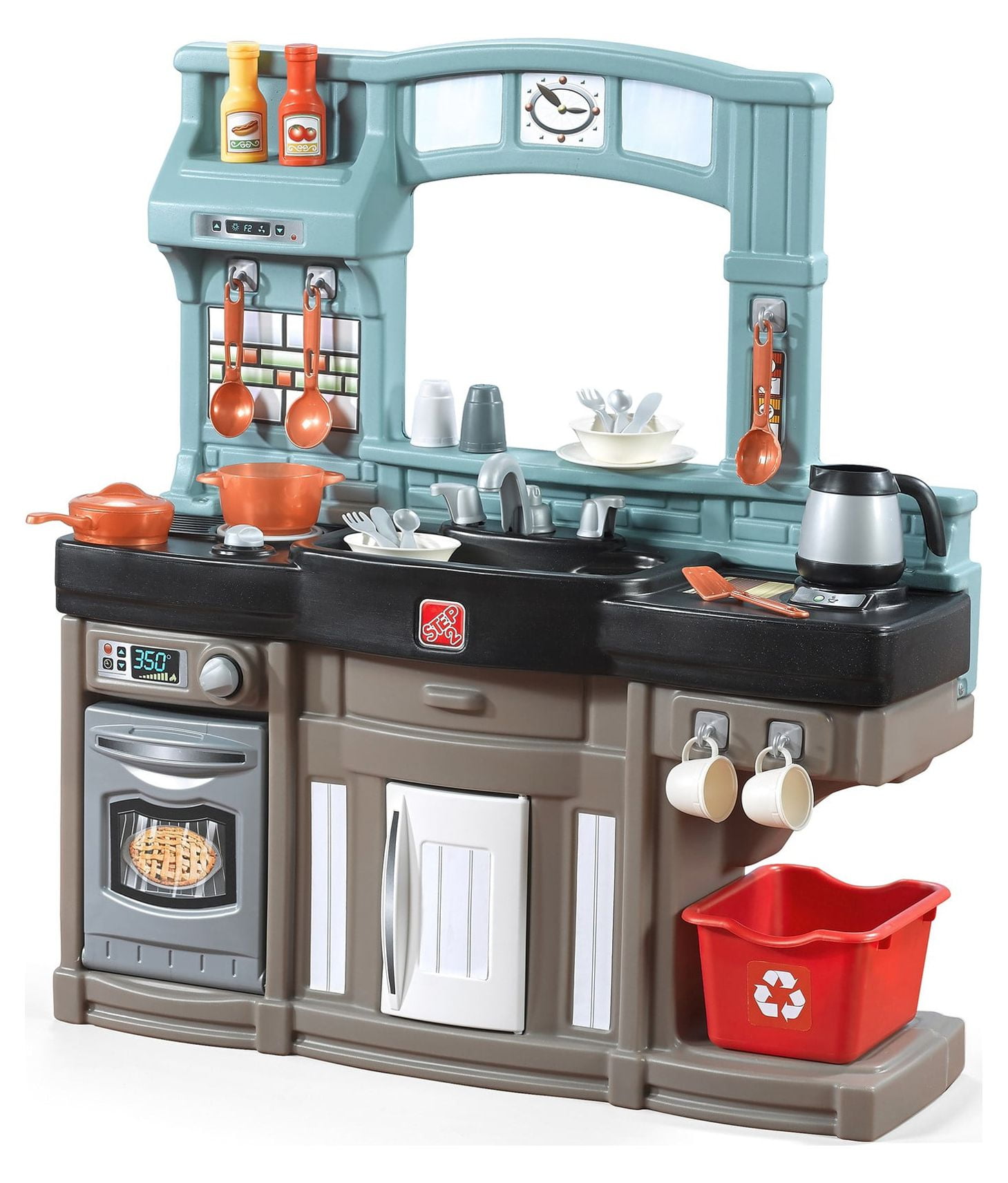 A Box Of Mini Kitchen Play Set For Kids, Including Electric Appliances,  Kitchenware, Dishes, And Food Models. It's Great For Pretend Play And  Educational Purposes To Enhance Children's Creativity. Suitable For Boys
