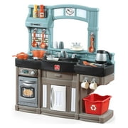 Step2 Best Chefs Plastic Toddler Toy Kitchen Playset includes 25 Piece Kitchen Play set