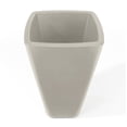 thumbnail image 1 of Step2 Bridgeview 26" Concrete  Square Indoor Outdoor Plastic Planter,  Gray, 1 of 21