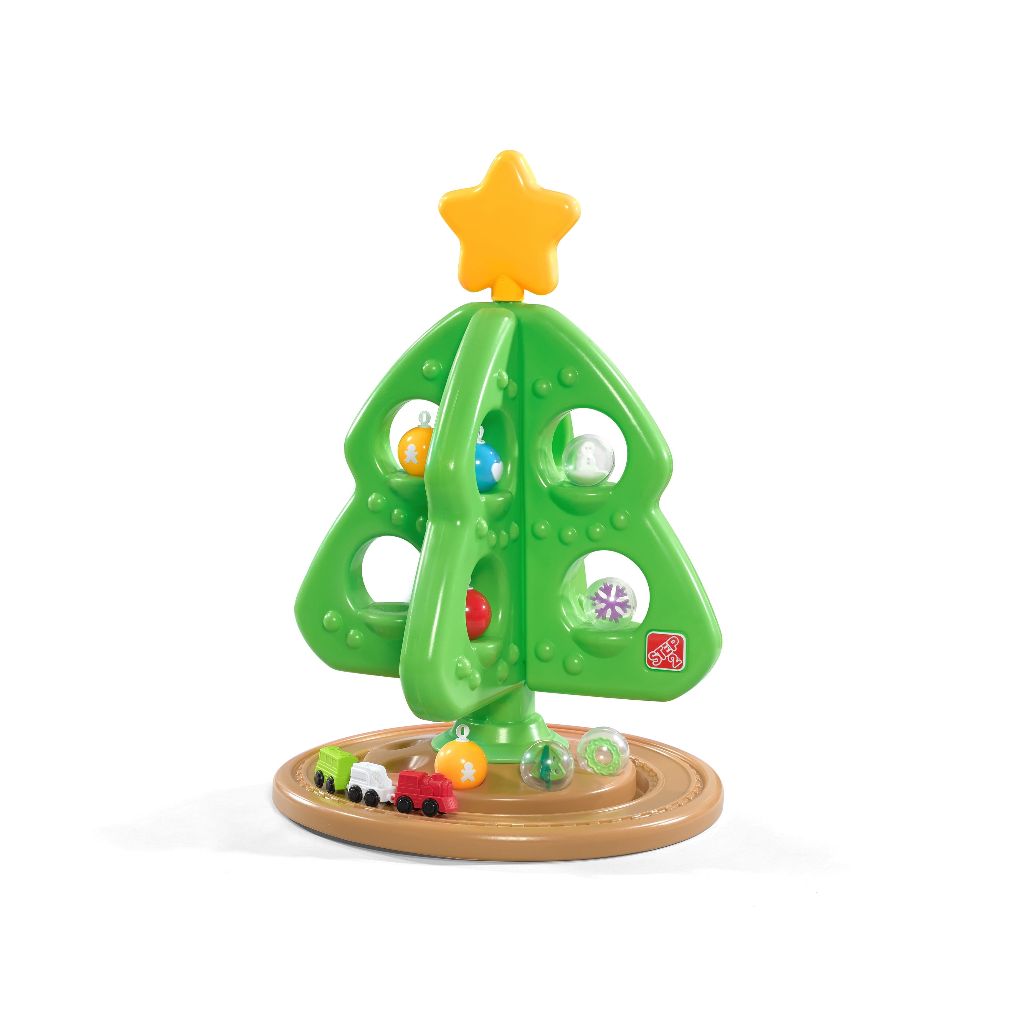 Step2 Kid-Friendly Christmas Tree Toy with Bonus Ornaments, Mini