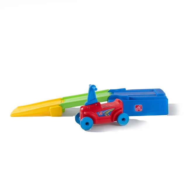 Step2 Dash and Stow Plastic Roller Coaster and Ride-On for Kids Ages 1.5 to 5 Years