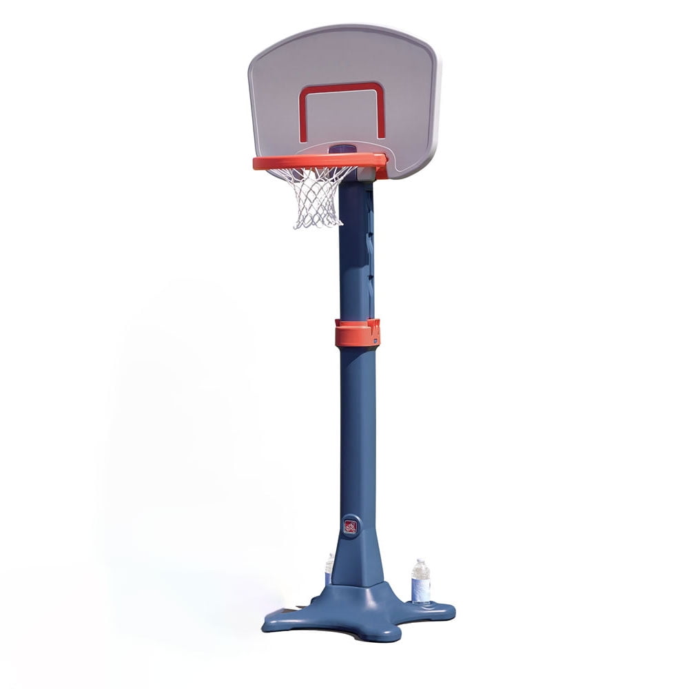 Step2 Durable Adjustable Child Shootin Hoops Pro Basketball Hoop and Ball,  Blue