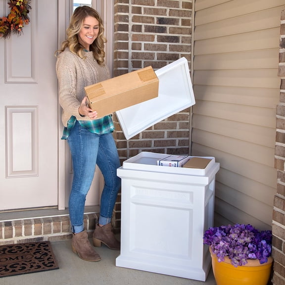 Step2 Express Parcel Plastic Package Delivery Box in White