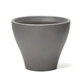 thumbnail image 1 of Step2 Fernway 20" Tall Dark Cedar Round Indoor Outdoor Plastic Garden Planter and Pot, 1 of 14