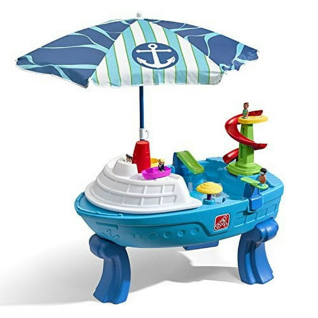 Step2 Fiesta Cruise Sand & Water Play Table with Umbrella