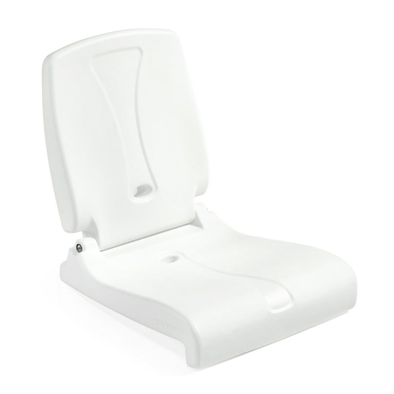 Step2 Flip Seat White Pool Chair Portable Foldable Seat with Back Support