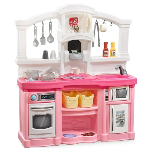 Step2 Fun with Friends Pink Kids Kitchen Pretend Play Set