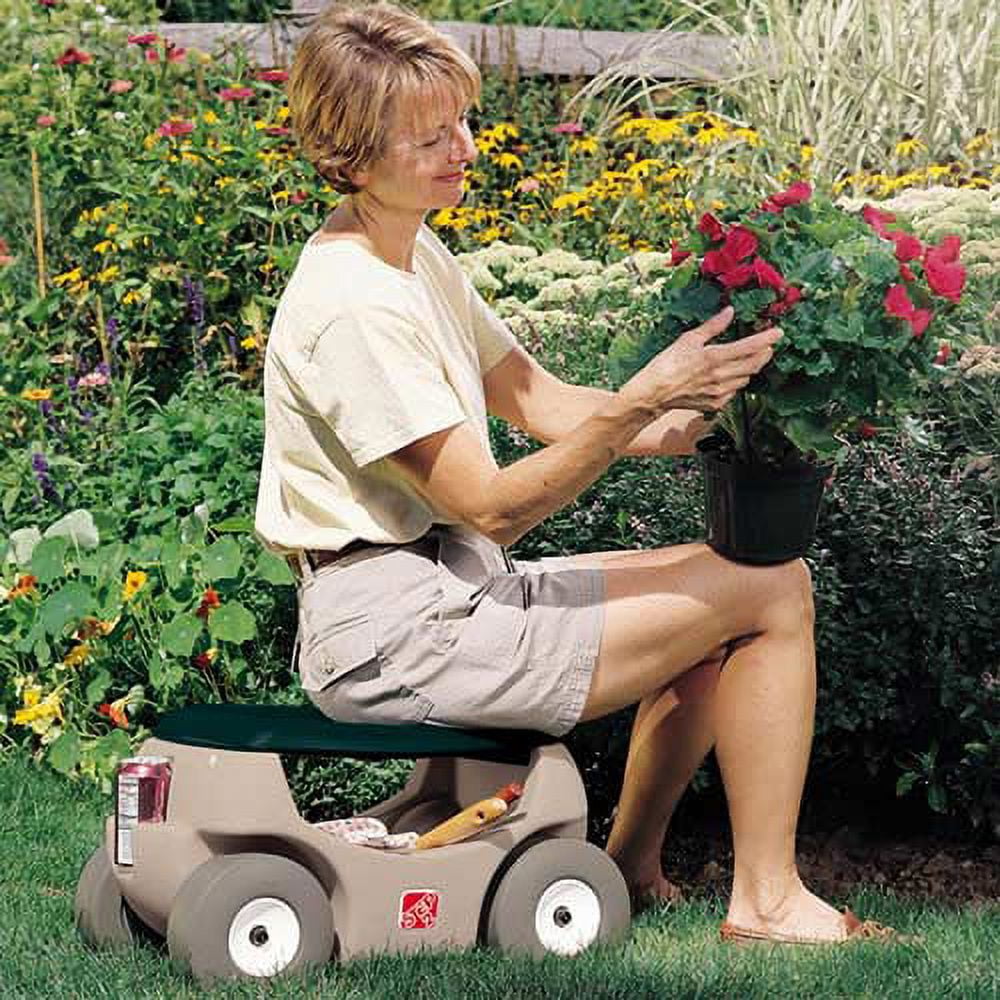Step 2 garden stool with wheels discount