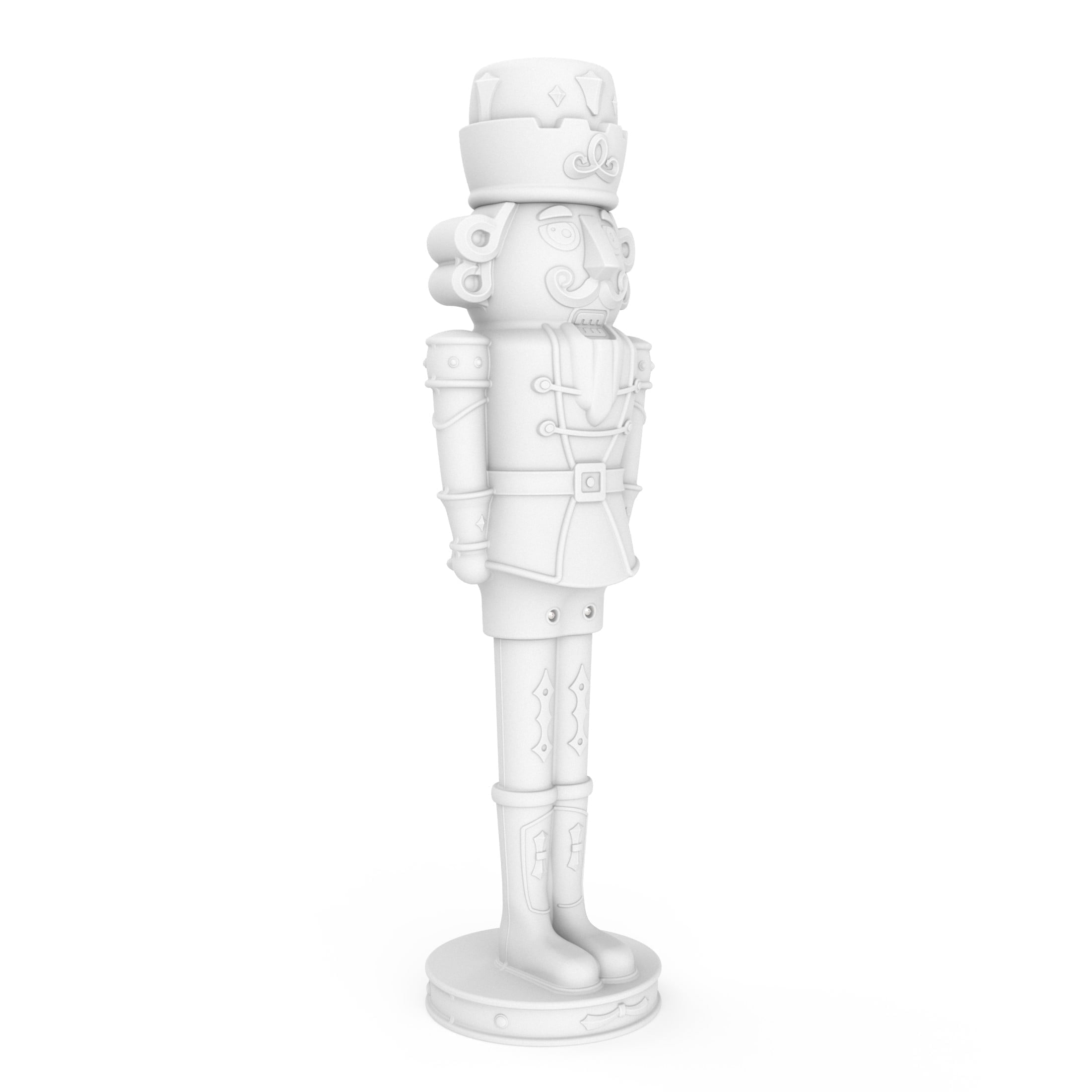 Step2 Giant Decorative Nutcracker Prince with Paintable, Indoor/Outdoor Finish, 21” x 72”