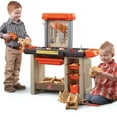 thumbnail image 1 of Step2 Handyman Plastic Toddler Workbench and Plastic Kid Tool Bench 30 plus piece Playset, 1 of 32