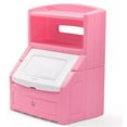 thumbnail image 1 of Step2 Lift & Hide 38"H Kids Plastic Storage Bin and Toy Organizer, Pink, 1 of 5