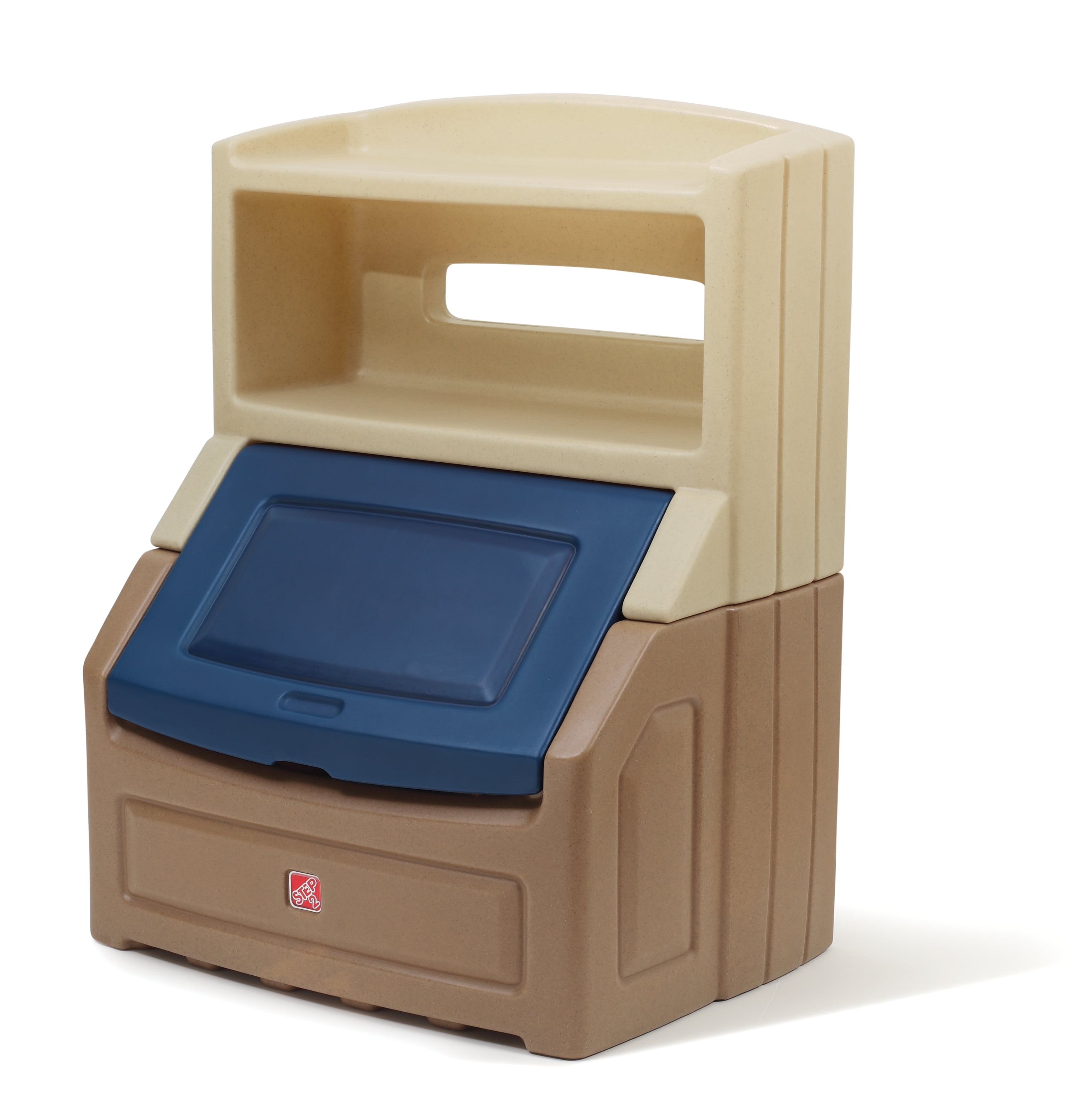 Step2 Lift & Hide 38"H Kids Plastic Storage Bookcase and Toy Box -  Walmart.com