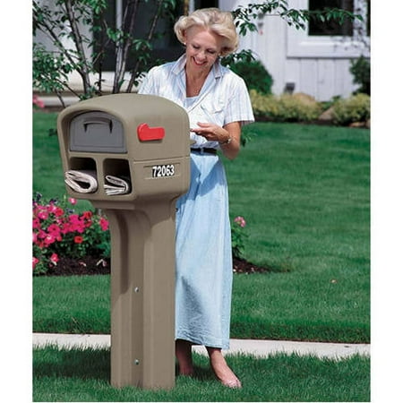 Step2 MailMaster Deluxe Plastic Mailbox with Gray Finish